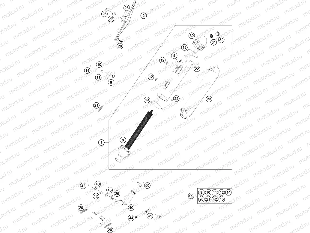 EXHAUST SYSTEM|Frame|05