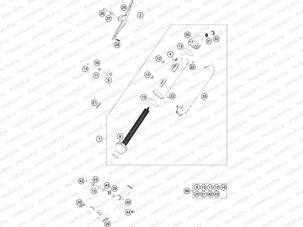 EXHAUST SYSTEM|Frame|05