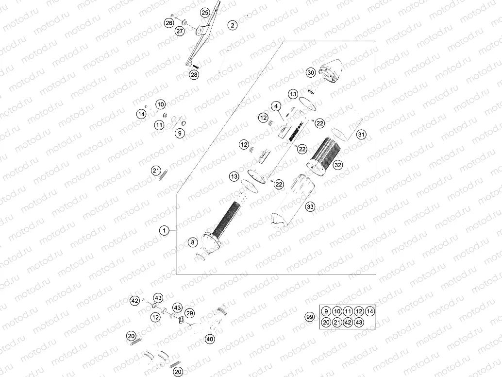 EXHAUST SYSTEM|Frame|05