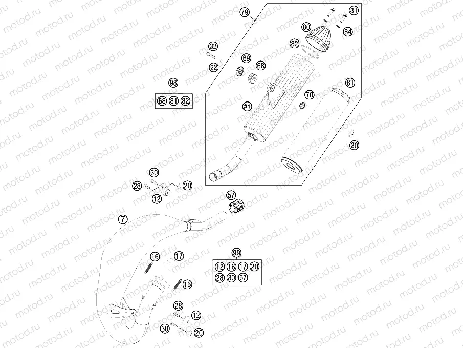 EXHAUST SYSTEM|Frame|05