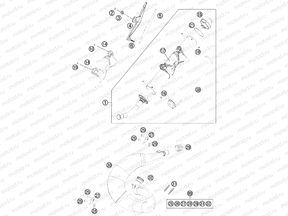 EXHAUST SYSTEM|Frame|05