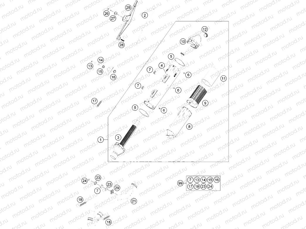 EXHAUST SYSTEM|Frame|05