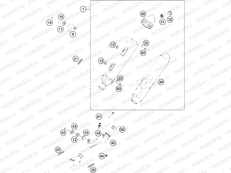 EXHAUST SYSTEM|Frame|05