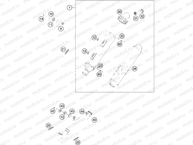 EXHAUST SYSTEM|Frame|05