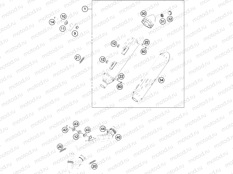 EXHAUST SYSTEM|Frame|05
