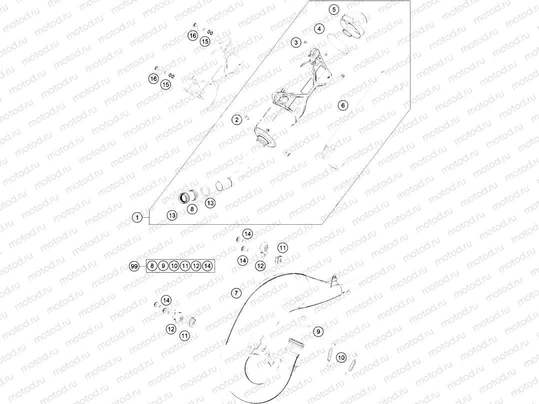 EXHAUST SYSTEM|Frame|05