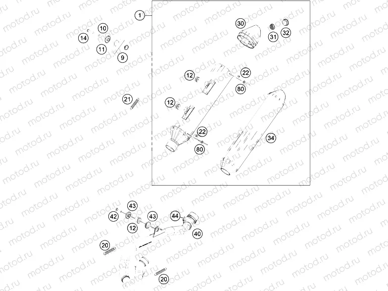 EXHAUST SYSTEM|Frame|05