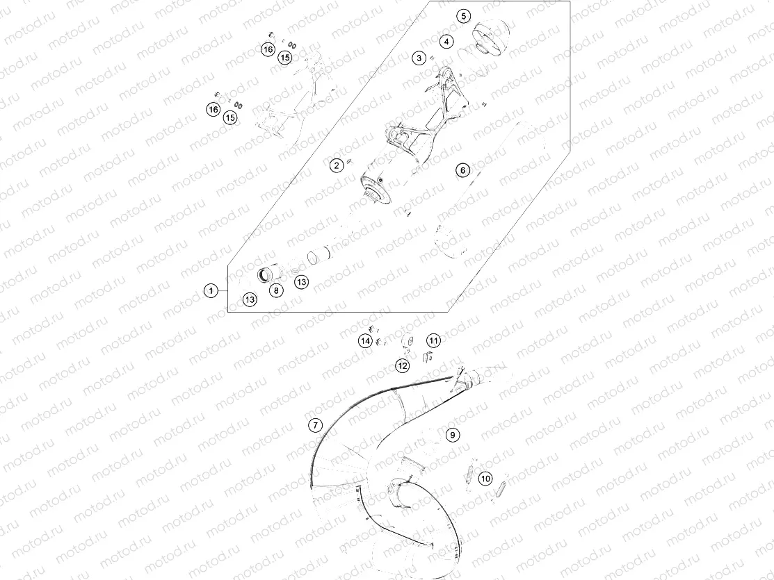 EXHAUST SYSTEM|Frame|05
