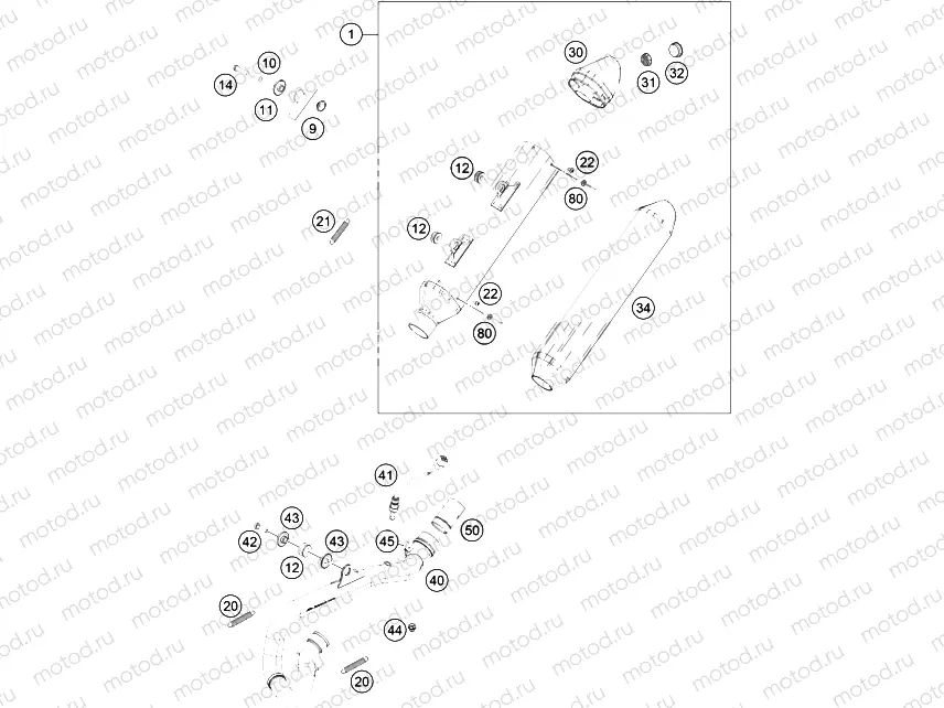 EXHAUST SYSTEM|Frame|05