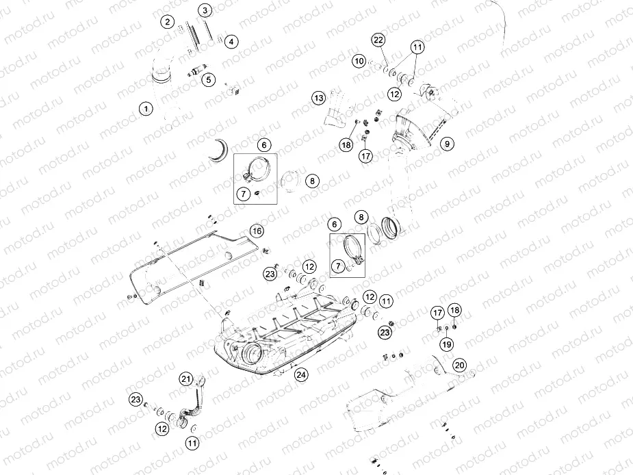 EXHAUST SYSTEM|Frame|05