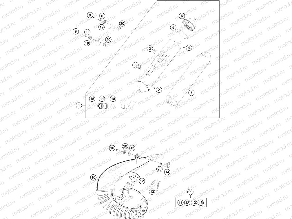 EXHAUST SYSTEM|Frame|05