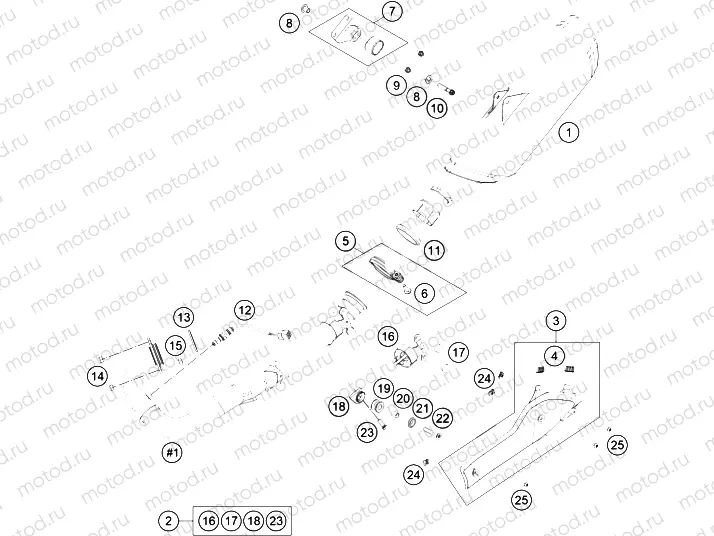 EXHAUST SYSTEM|Frame|05