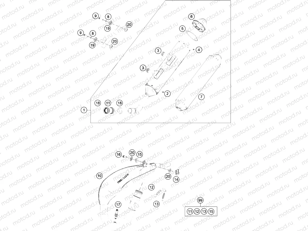 EXHAUST SYSTEM|Frame|05