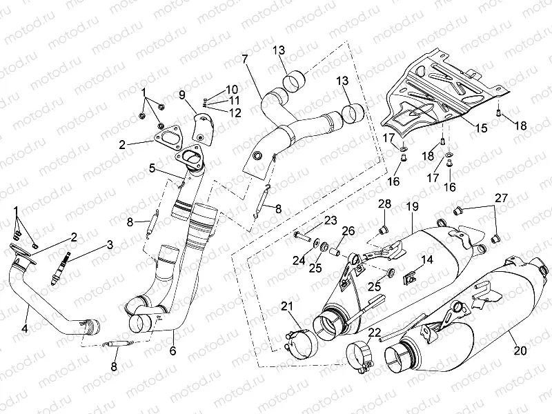 Exhaust unit