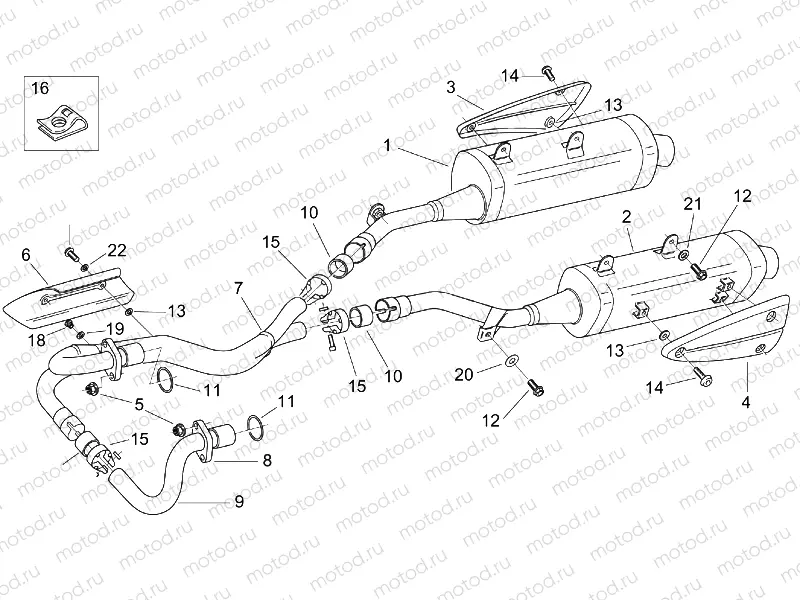 Exhaust unit