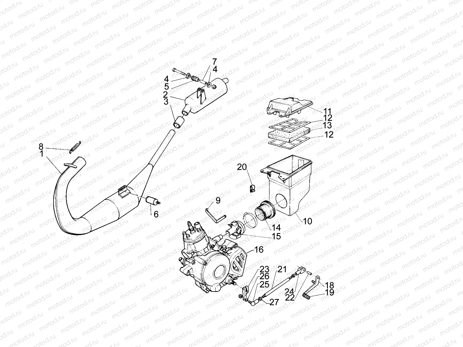 Exhaust unit
