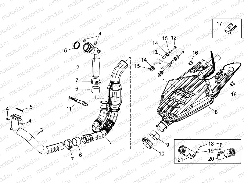 Exhaust unit