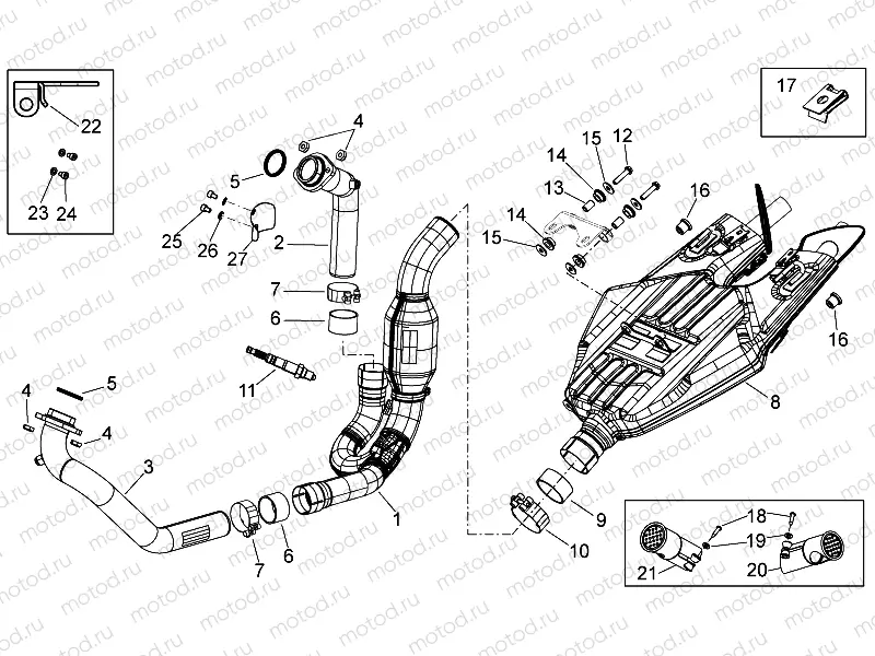Exhaust unit