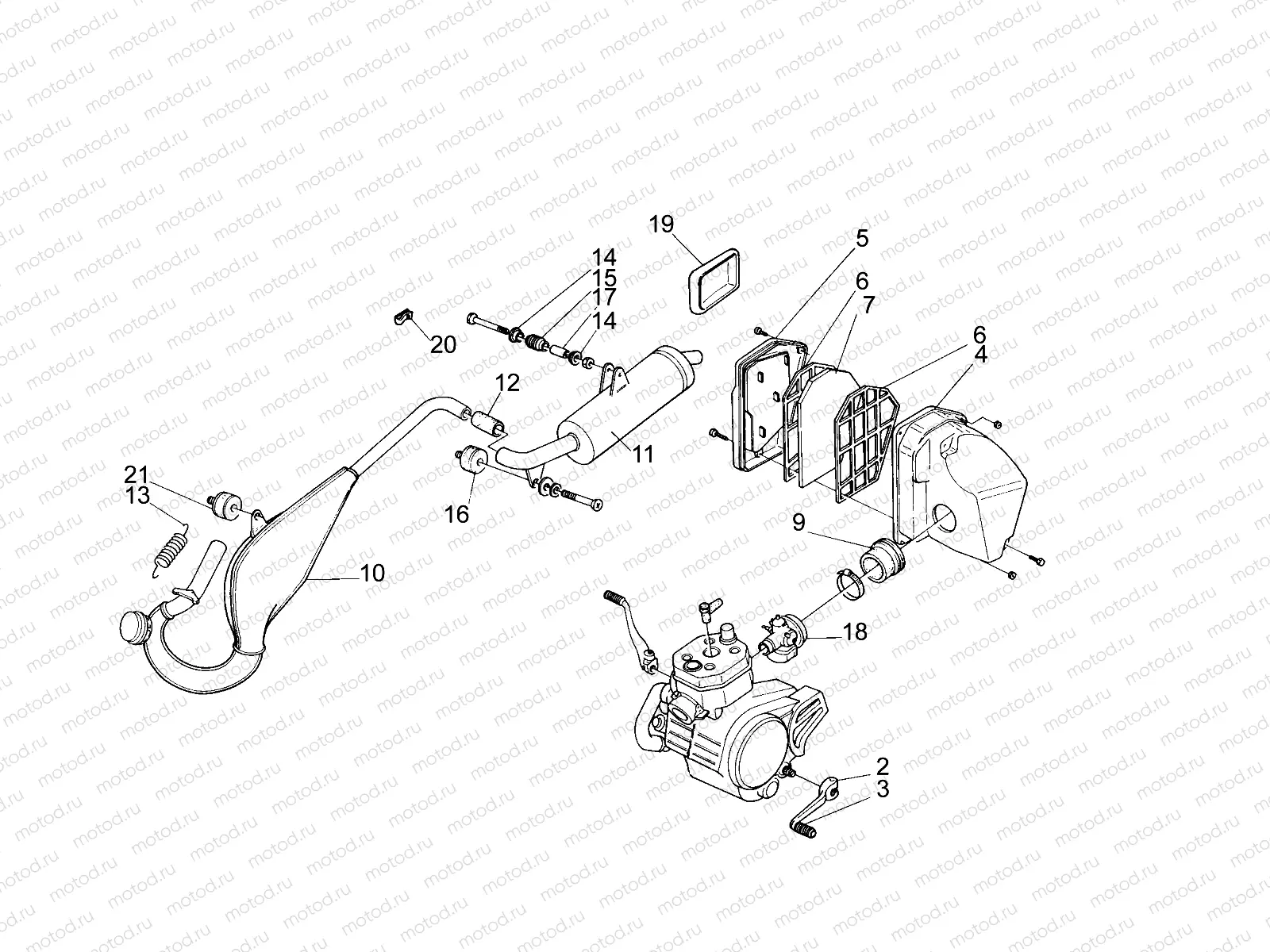 Exhaust unit