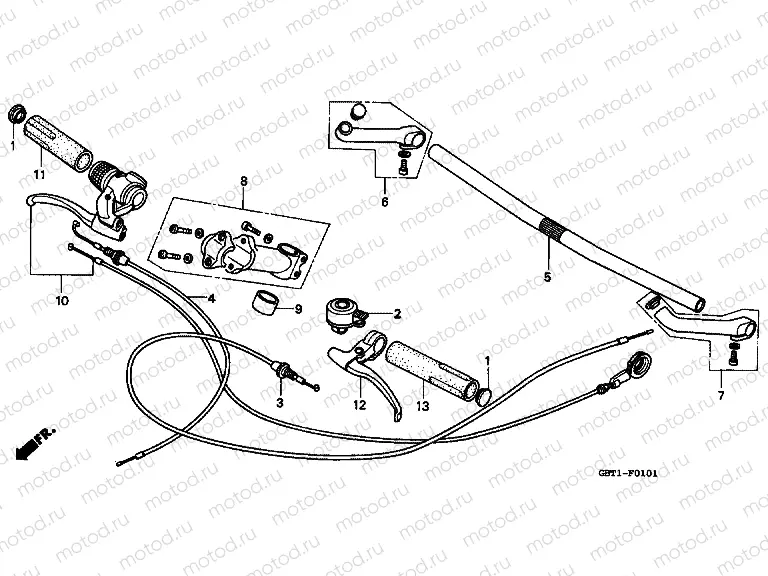 F-1-1 HANDLE / CABLE (2)