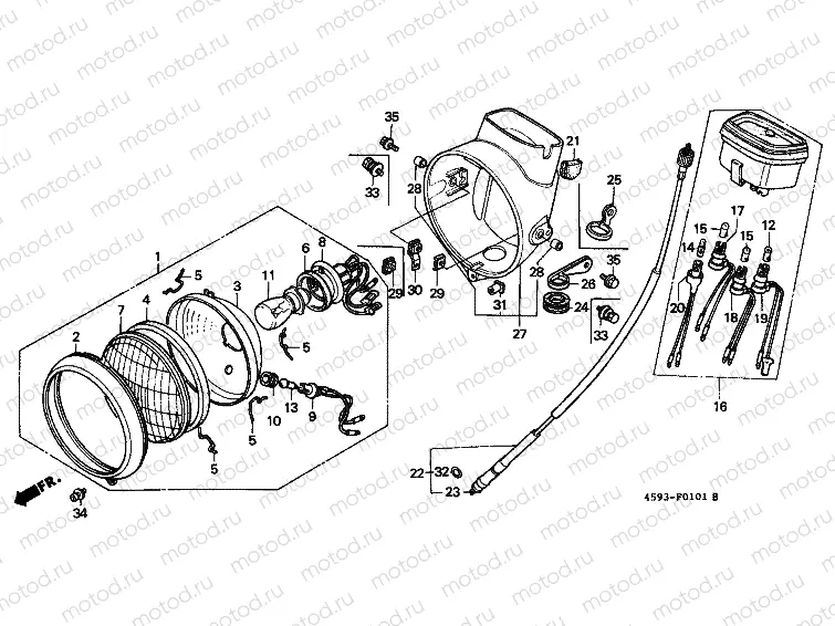 F-1-1 HEADLAMP / METER (2)