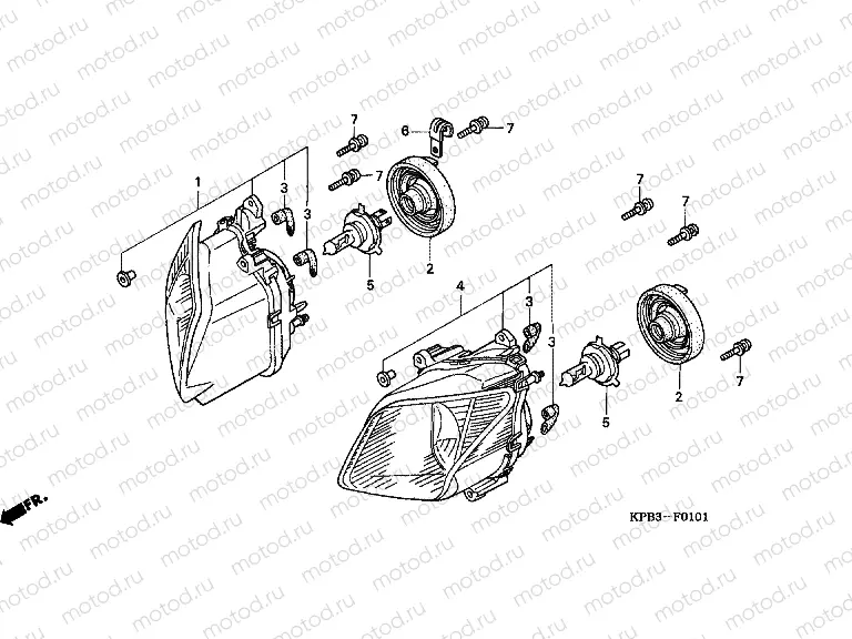 F-1-1 HEADLAMP (NSS2502)