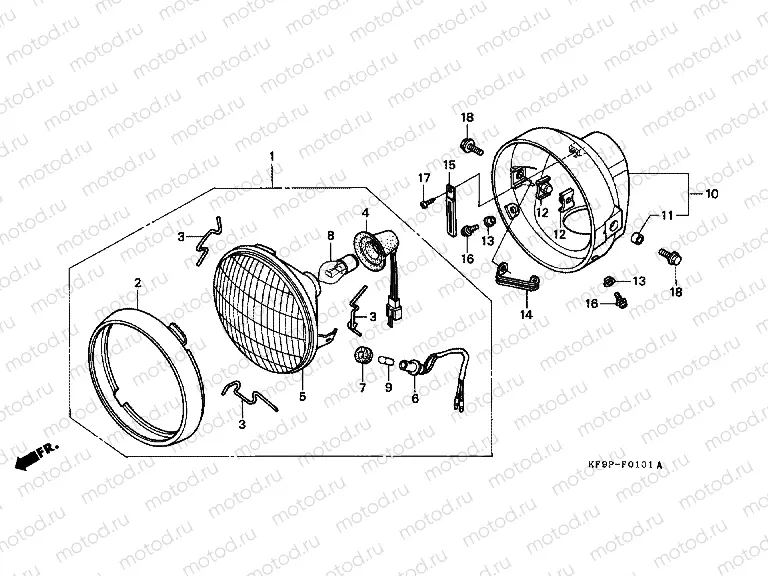 F-1-1 HEADLIGHT