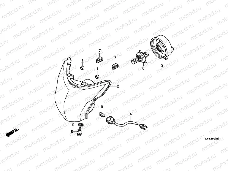 F-1-1 HEADLIGHT (2)