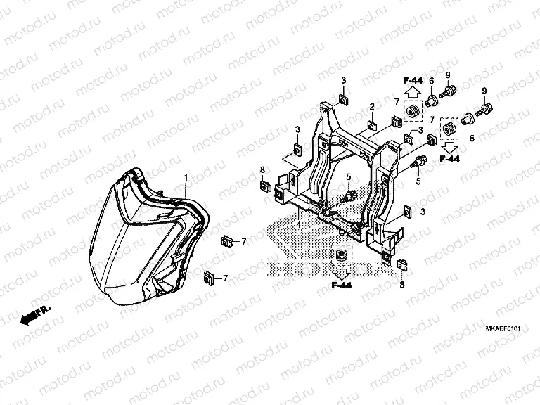 F-1-1 HEADLIGHT (LED)