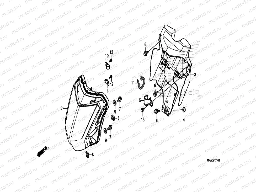 F-1-1 HEADLIGHT (LED)