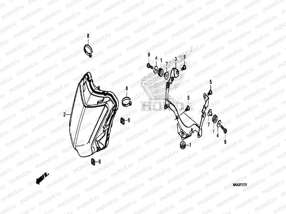 F-1-1 HEADLIGHT (LED)