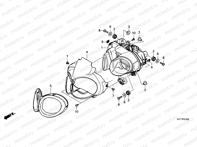 F-1-2 HEADLIGHT