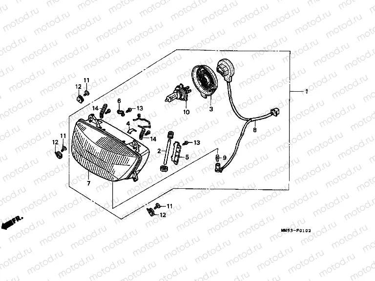 F-1-2 HEADLIGHT (2)