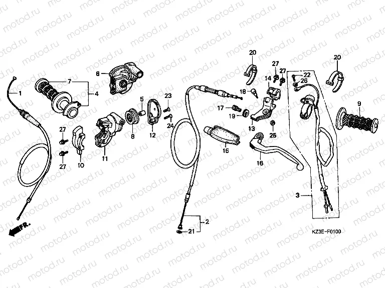 F-1 HANDLE ARM
