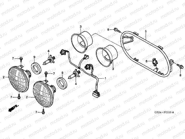 F-1 HEADLAMP (NPS503)