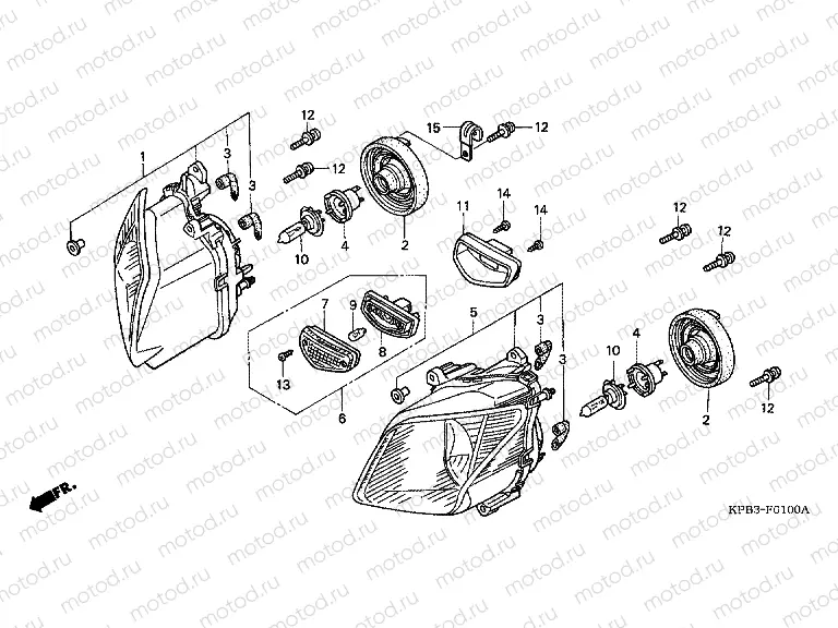 F-1 HEADLAMP (NSS2501 / NSS250A)