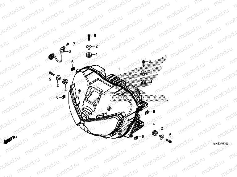 F-1 HEADLIGHT