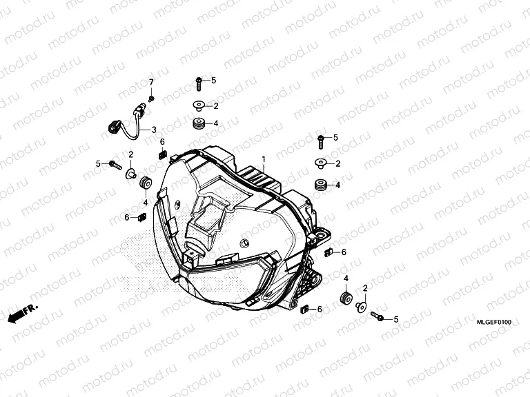 F-1 HEADLIGHT