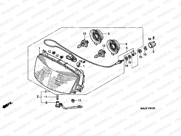 F-1 HEADLIGHT