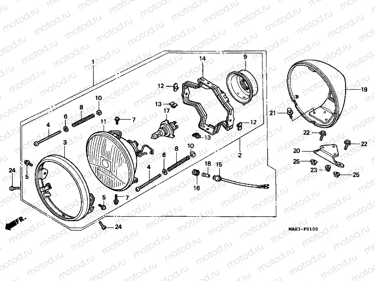 F-1 HEADLIGHT