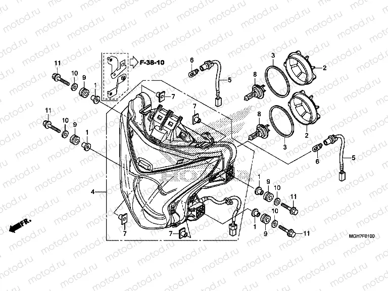 F-1 HEADLIGHT