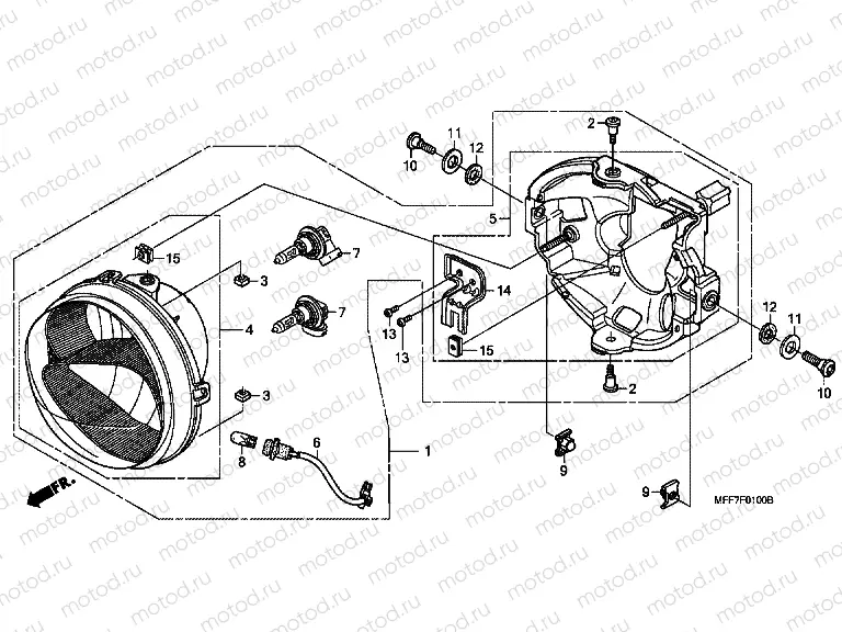 F-1 HEADLIGHT