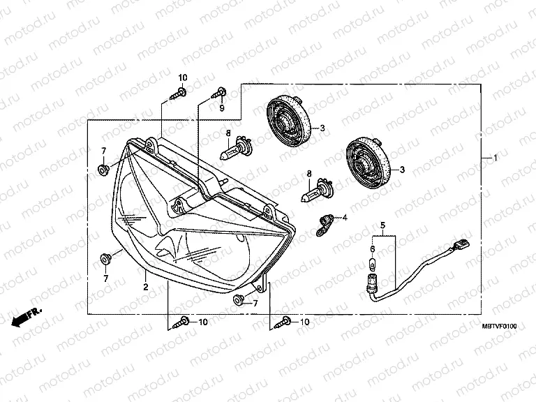 F-1 HEADLIGHT