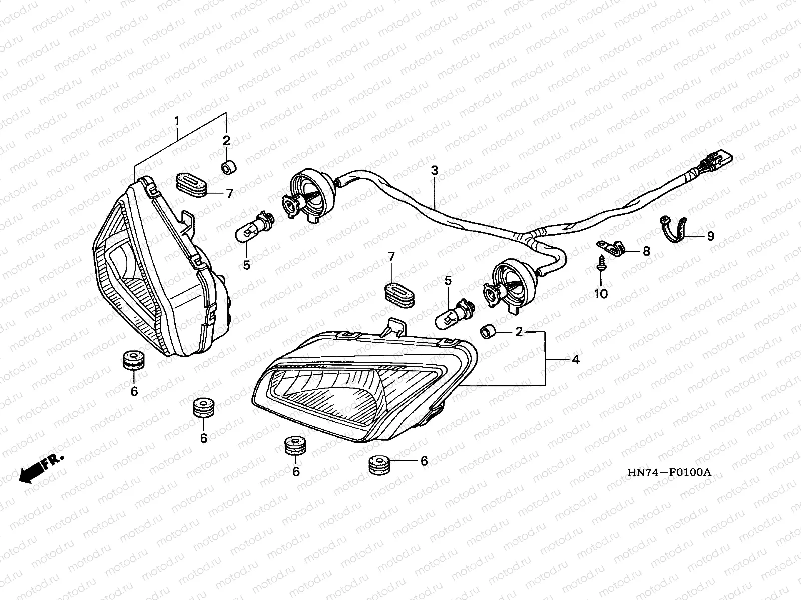 F-1 HEADLIGHT