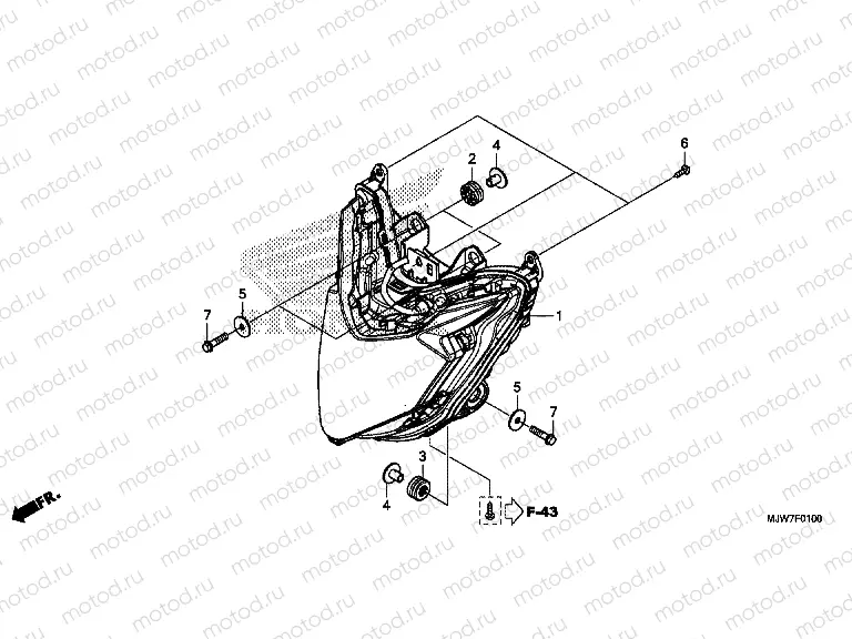 F-1 HEADLIGHT