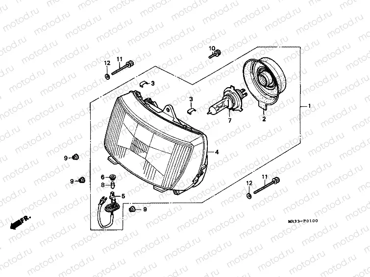 F-1 HEADLIGHT