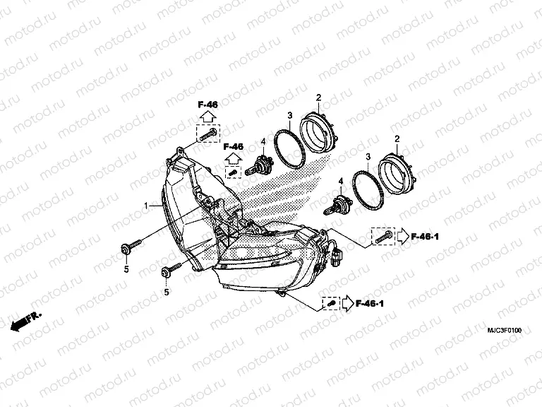 F-1 HEADLIGHT