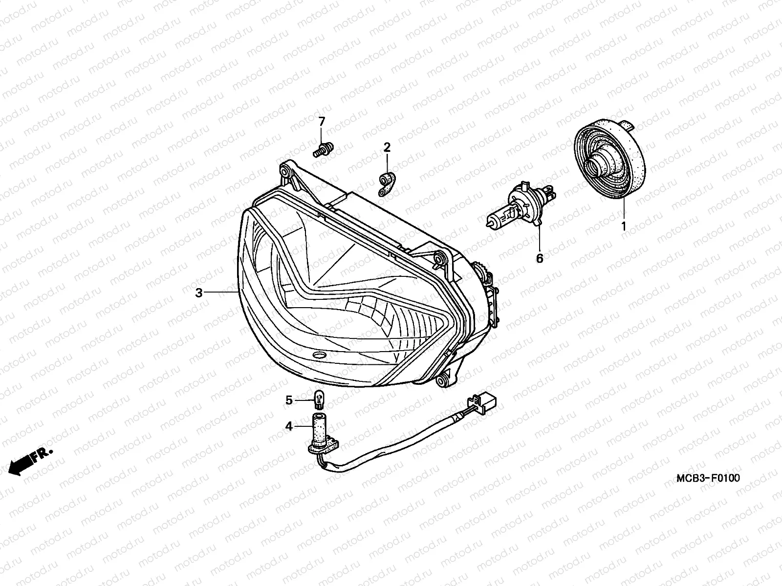 F-1 HEADLIGHT