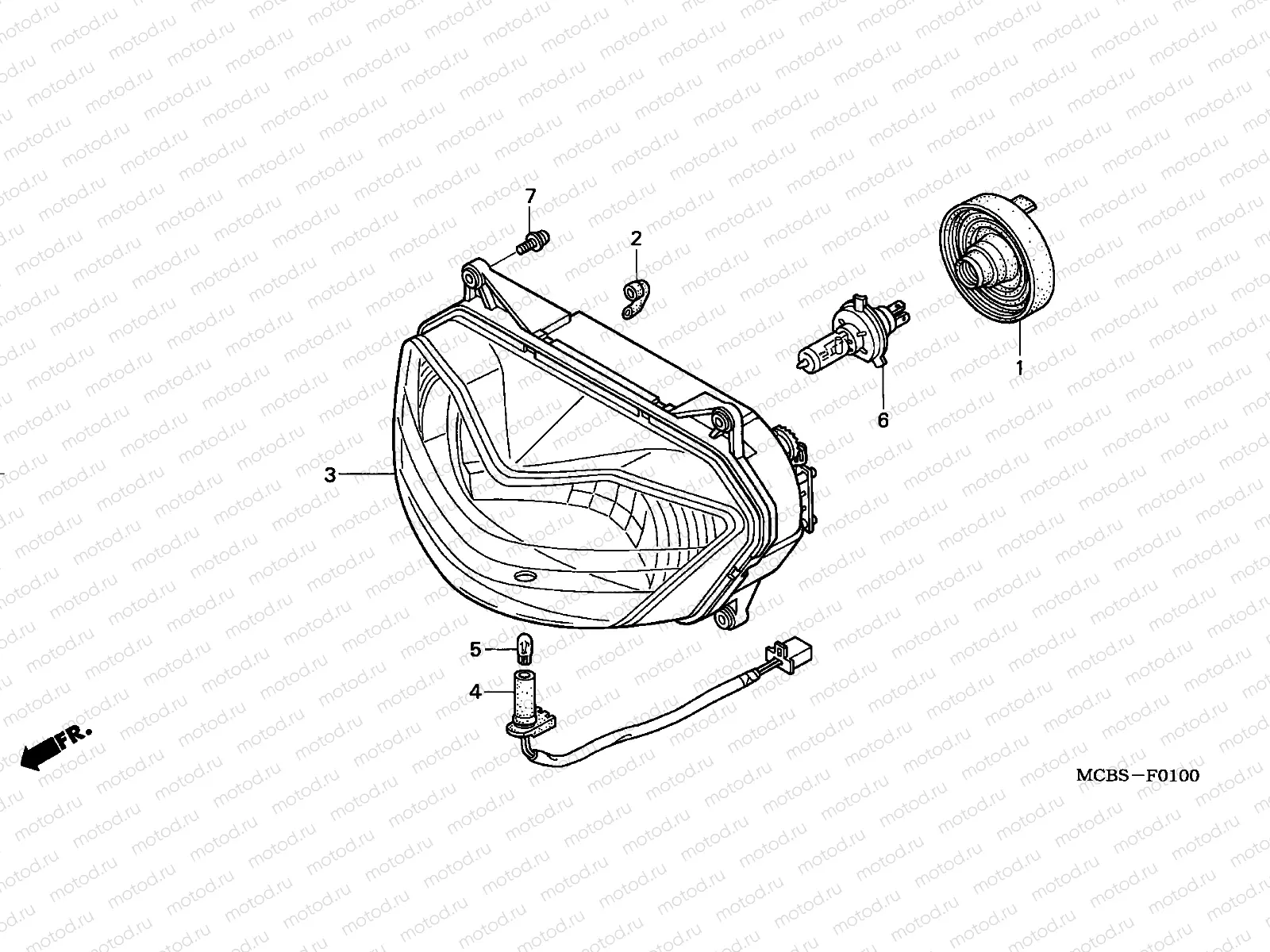 F-1 HEADLIGHT