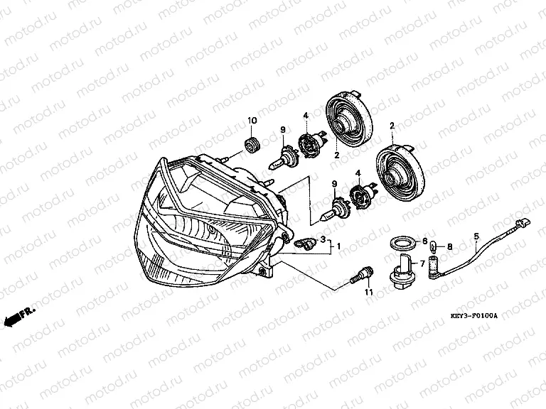 F-1 HEADLIGHT